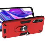 For Huawei Y9s / Honor 9 2 in 1 Armour Series PC + TPU Protective Case with Ring Holder(Red)