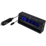 Digital Car Thermometer Voltage Meter Luminous Clock Tester Detector Multi-function Car Digital Clock with Thermometer and Automotive Voltmeter