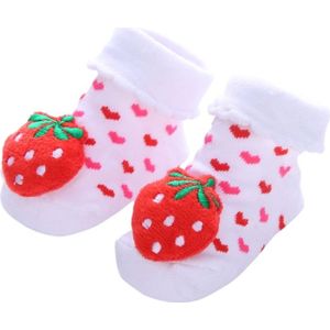 3 Pairs Cotton Cartoon Non-slip Baby Floor Socks Cute Three-Dimensional Doll Baby Toddler Socks(3#)