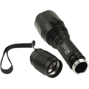 UniqueFire C10 LED Flashlight  CREE XM-L T6 High Power LED  5 Mode  White Light  Luminous Flux: 700lm  Length: 16cm(Black)