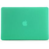 ENKAY for MacBook Pro Retina 15.4 inch (US Version) / A1398 4 in 1 Frosted Hard Shell Plastic Protective Case with Screen Protector & Keyboard Guard & Anti-dust Plugs(Green)