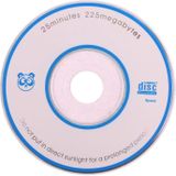 8cm Blank Mini CD-R  225MB/25mins  100 pcs in one packaging the price is for 100 pcs