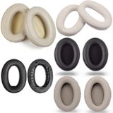 2 PCS Headset Comfortable Sponge Cover For Sony WH-1000xm2/xm3/xm4  Colour: (1000X / 1000XM2)Beige Protein With Card Buckle