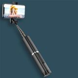 Handheld Wireless Bluetooth Concealed Telescopic Stand One Bluetooth Selfie Stick(Black)
