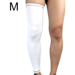 Outdoor Basketball Badminton Sports Knee Pad Riding Running Gear Long Breathable Protection Legs Pantyhose  Size: M