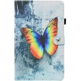 For Lenovo M10 FHD REL TB-X605FC / TB-X605LC Animal Pattern Horizontal Flip Leather Case with Holder & Card Slots & Photo Frame(Color Butterfly)