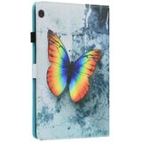 For Lenovo M10 FHD REL TB-X605FC / TB-X605LC Animal Pattern Horizontal Flip Leather Case with Holder & Card Slots & Photo Frame(Color Butterfly)