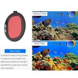 JSR Round Housing Diving Color Lens Filter for GoPro HERO8 Black(Yellow)