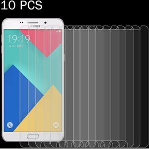 10 PCS for Galaxy A9 / A900 0.26mm 9H Surface Hardness 2.5D Explosion-proof Tempered Glass Screen Film