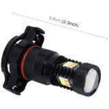 2 PCS Super Bright H16(EU) DC 12V 5W 350LM Auto Car Fog Light with 16 SMD-3030 LED Bulbs Lamp  White + Yellow Light