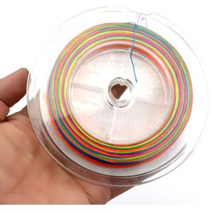 HENGJIA Colorful 8.0# 0.50mm 80LB 40.8kg Tension 100m Extra Strong 4 Shares Braid PE Fishing Line Kite Line