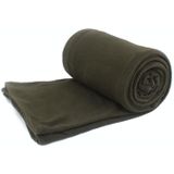 Outdoor Fleece Sleeping Bag Camping Trip Air Conditioner Dirty Sleeping Bag Separated By Knee Blanket During Lunch Break Thickened (Army Green)