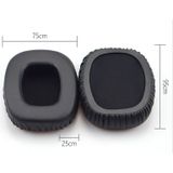 For JBL J88 / J88I / j88A Headphones Leather + Memory Foam Soft Earphone Protective Cover Earmuffs  One Pair (Black)