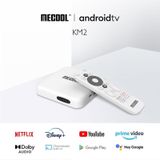 MECOOL KM2 4K Smart TV BOX Android 10.0 Media Player wtih Remote Control  Amlogic S905X2 Quad Core ARM Cortex A55  RAM: 2GB  ROM: 8GB  Support Bluetooth  HDMI  TF Card  EU Plug