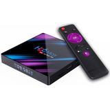 H96 Max-3318 4K Ultra HD Android TV Box with Remote Controller  Android 9.0  RK3318 Quad-Core 64bit Cortex-A53  WiFi 2.4G/5G  Bluetooth 4.0  EMMC 32G FLASH  4GB SDRAM