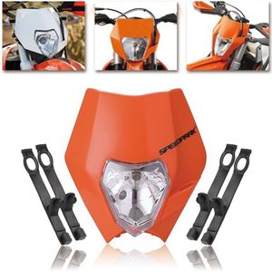 Speedpark KTM Cross-country Motorcycle LED Headlight Grimace Headlamp (Orange)