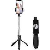 Mai Appearance K06 Multi-function Live Broadcast Mobile Bluetooth Self-timer Pole Tripod (Black)