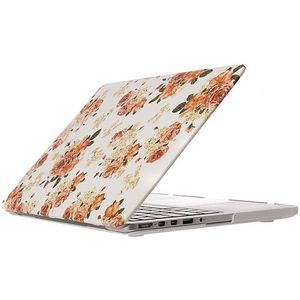 Camellia Pattern Frosted Hard Plastic Protective Case for Macbook Pro Retina 13.3 inch