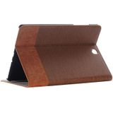 Cross Texture Leather Case with Holder & Card slots & Wallet for Galaxy Tab A 9.7 4G LTE / T555(Coffee)