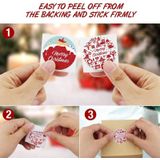 2 Rolls Christmas Decoration Sticker Gift Label Tape  Size: 1.5 Inch / 38mm(B)