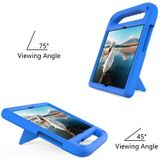 For Lenovo M10 FHD REL TB-X605FC / TB-X605LC Handle Portable EVA Shockproof Anti Falling Protective Case with Triangle Holder(Blue)