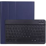 A098BS Detachable Ultra-thin Backlight Bluetooth Keyboard Protective Case for iPad Air 4 10.9 inch (2020)  with Stand & Pen Slot(Dark Blue)