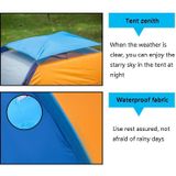 T015 Outdoor Camping Single-Layer Tent Camping Beach Tour Tent  Random Color Delivery  Applicable: For 2 People