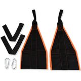 Household Abdominal Muscle Training Belt Abdominal Training Device Pull-up Training Equipment(Orange Black)