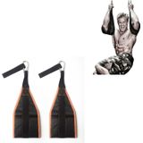 Household Abdominal Muscle Training Belt Abdominal Training Device Pull-up Training Equipment(Orange Black)