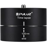 PULUZ 360 Degrees Panning Rotation 120 Minutes Time Lapse Stabilizer Tripod Head Adapter