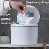 EXPED SMART Desktop Smart Induction Electric Storage Box Car Office Trash Can  Specification: 5L Battery Version (White)
