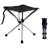 Outdoor Retractable Portable Stainless Steel Stool Camping Beach Fishing Folding Chair  Spec: S