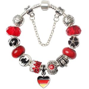 World Cup Germany Flag Souvenir Bracelets European and American Fashion Alloy Bracelet  Size: 19cm