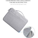 Oxford Cloth Waterproof Laptop Handbag for 13.3 inch Laptops  with Trunk Trolley Strap(Grey)