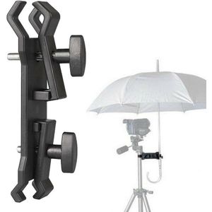 Outdoor Camera Umbrella Holder Clip Bracket Stand Clamp Photography Accessory