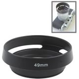 49mm Metal Vented Lens Hood for Leica(Black)