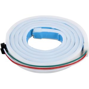 1.2m Car Auto Waterproof Universal Four Color Rear Flowing Light Tail Box Lights with Tail Light Controller  Ice Blue Light Driving Light  White Light Reversing Light  Red Light Brake Light  Yellow Light Turn Signal Light  LED Lamp Strip Tail Decorat