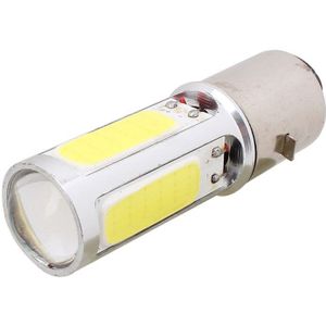 BA20D 1250LM 20W + 5W 5 x COB LED White Light Motorcycle Brake Light Lamp Bulb  DC 12V