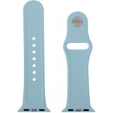 For Apple Watch Sport 38mm High-performance Rubber Sport Watchband with Pin-and-tuck Closure(Baby Blue)