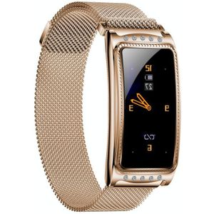 F28 1.08 inch TFT Screen IP68 Waterproof Smart Bracelet  Support Blood Oxygen Monitoring / Menstrual Cycle Reminder / Heart Rate Monitoring(Gold)
