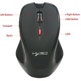 HXSJ T21 2.4GHz Bluetooth 3.0 6-keys Wireless 2400DPI Four-speed Adjustable Optical Gaming Mouse for Desktop Computers / Laptops