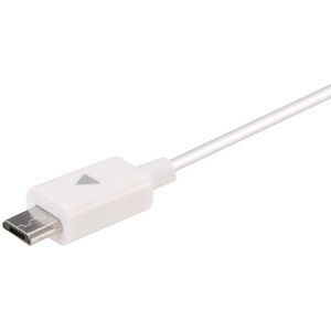 20cm Micro USB to Micro USB Battery Power Sharing Cable  For Galaxy  Huawei  Xiaomi  LG  HTC and other Smart Phones(White)
