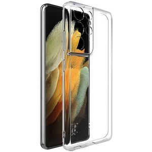 Voor Samsung Galaxy S21 Ultra 5G IMAK UX-5-serie transparante schokbestendige TPU-beschermhoes