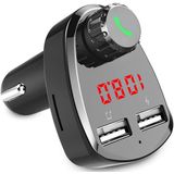 G13 Car MP3 Player Bluetooth Hands-free Device FM Transmitter Car Kit Dual USB Fast Charger