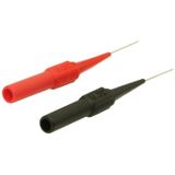 30V Multimeter Test Pen Test Probe Long and Thin Tip Probe Banana Jack Pin Auto Car Repair Accessories Tool(Black)