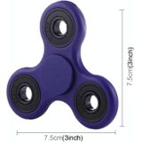 Fidget Spinner Toy Stress Reducer Anti-Anxiety Toy for Children and Adults  4 Minutes Rotation Time  Hybrid Ceramic Bearing + POM Material(Dark Blue)