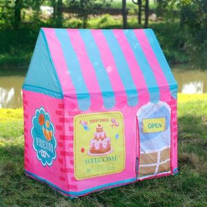 Children Indoor Toy House Yurt Game Tent(Pink)