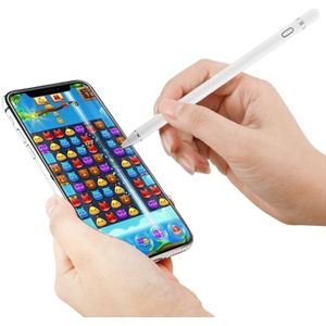 For iPod touch / iPad mini & Air & Pro / iPhone Tablet PC Active Capacitive Stylus (White)