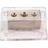 A0102 2-Way Car Audio Stereo Amp Power / Ground Cable Splitter Distribution Block