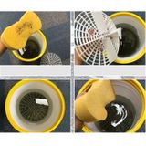 Car Washing Filter Sand And Stone Isolation Net  Size:Diameter 23.5cm(Yellow)